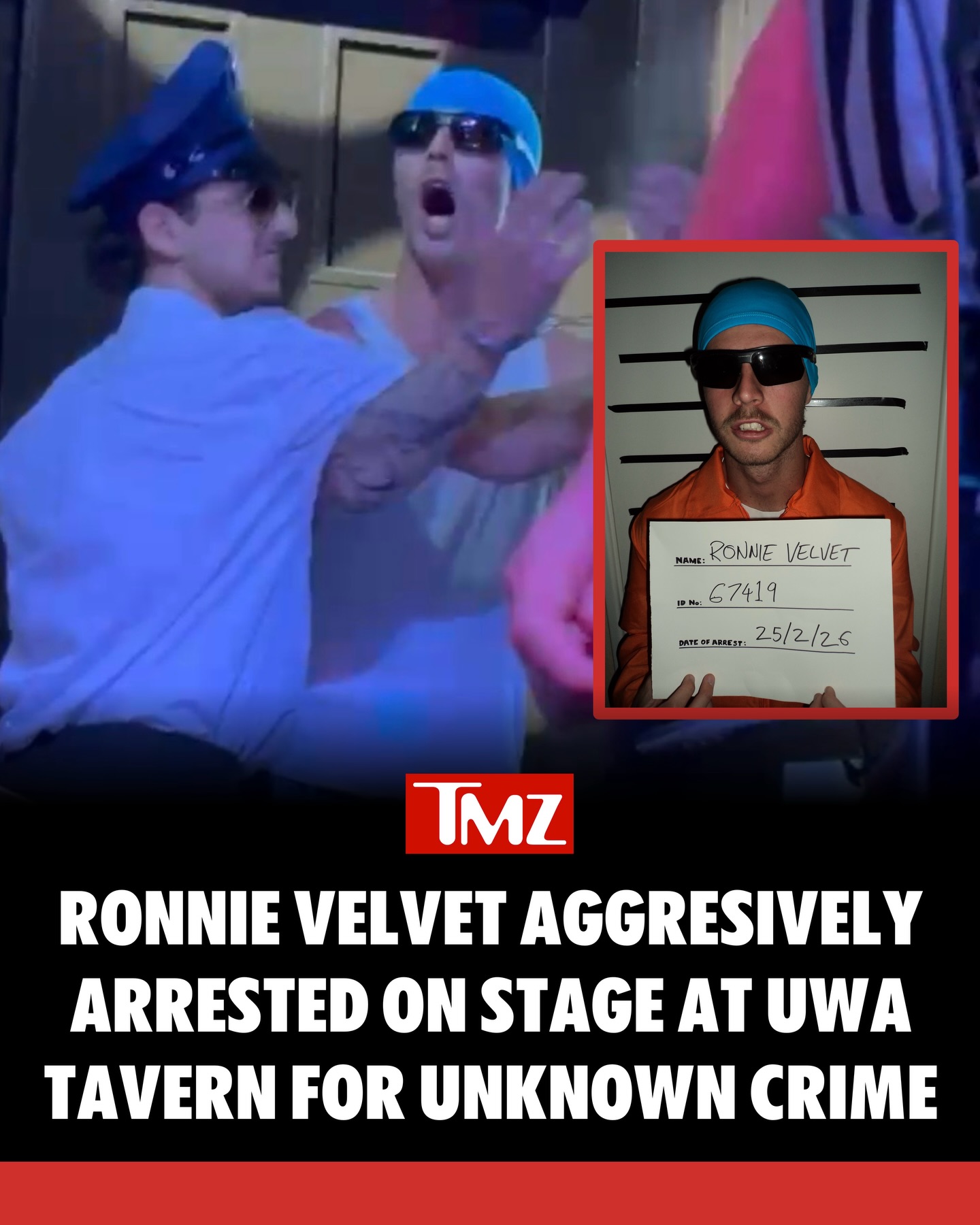 Ronnie's mugshot